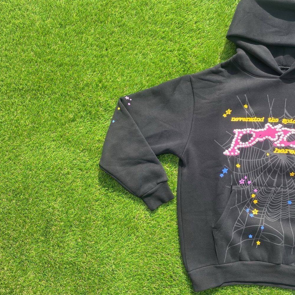 Young Thug Sp5der Black Pink Hoodie - Picture 8 of 11